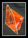 Teelichthalter Orange