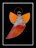 Engerl aus Tiffany-Glas