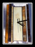 Tiffany-Glas Uhr