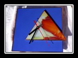 Tiffany-Glas Uhr